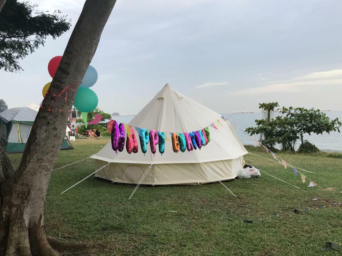 Glamping Kaki - Medium Bell Tent シンガポール エクステリア 写真